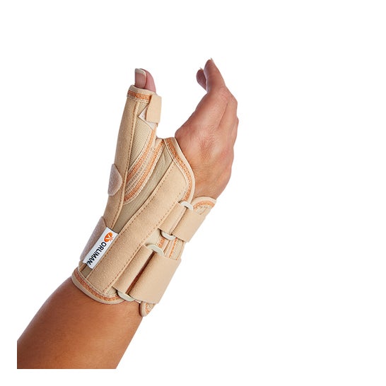 Orliman Muñequera Férula Pulgar Izquierdo Talla 4 Beige 1 Unidad