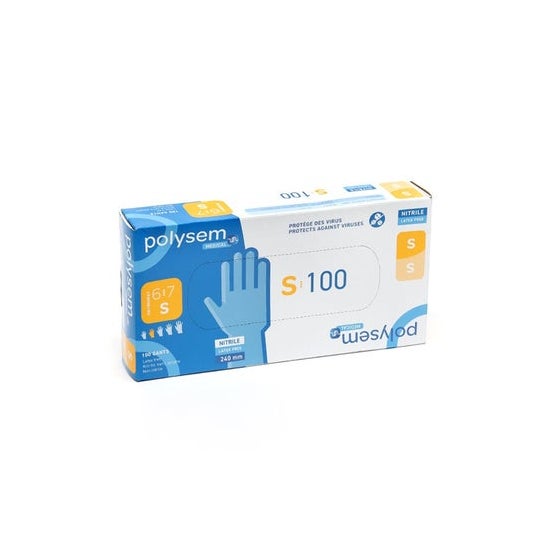 Polysem Gant Nitrile Non Sterile Non Poudre TXl 100uds
