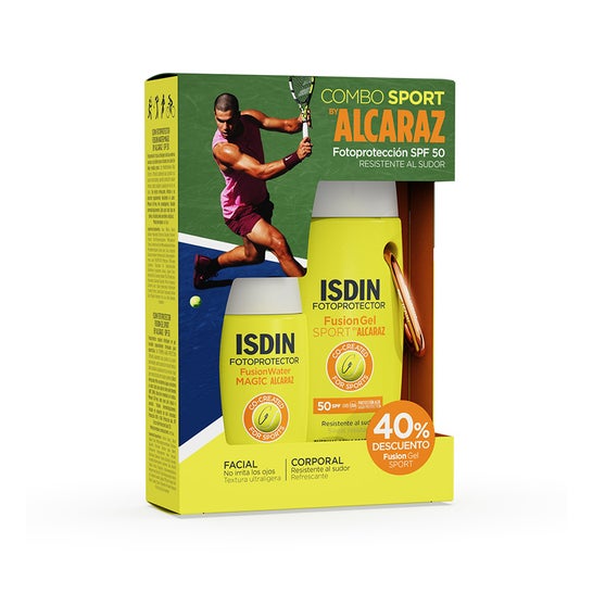 ISDIN Pack Alcaraz Fusion Water Magic 50ml + Gel 100ml