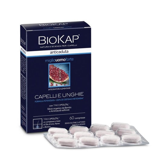 Biokap Anticaída Miglio Uomo Forte 60comp