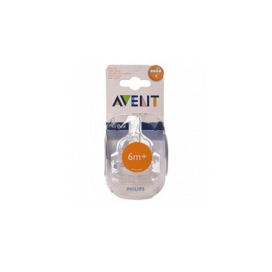 Avent Pack Tetinas Anitcólicos Flujo Rápido 6m+ 2ud