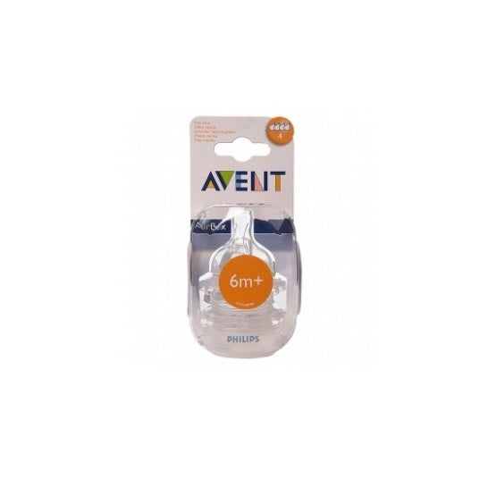 Avent Pack Tetinas Anitcólicos Flujo Rápido 6m+ 2ud