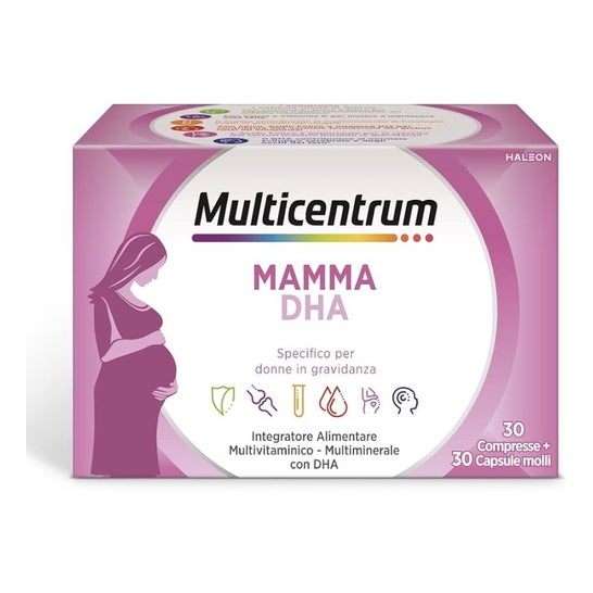 Multicentrum Mamá Dha 30comp + 30caps