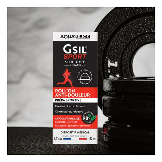 Aquasilice Gsil Sport Roll'on Preparación Deportiva 50ml