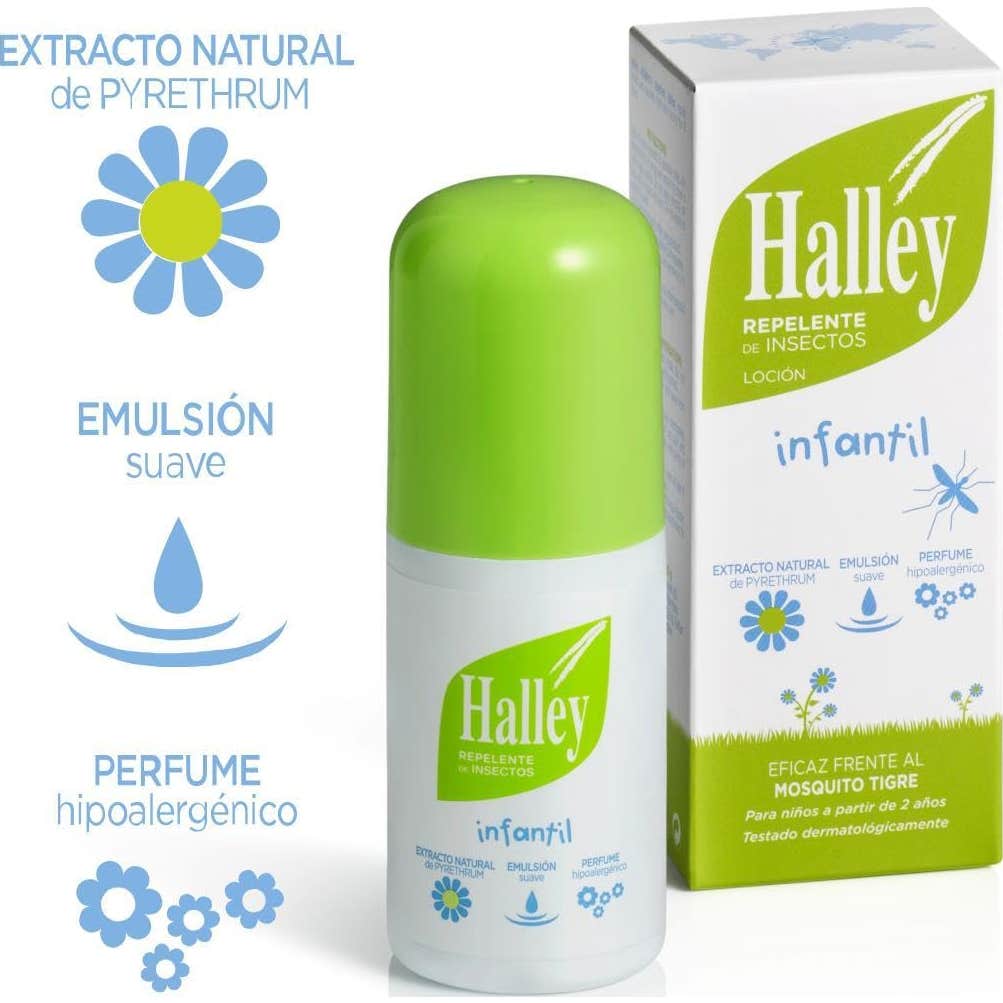 Halley repelente de insectos infantil 100ml