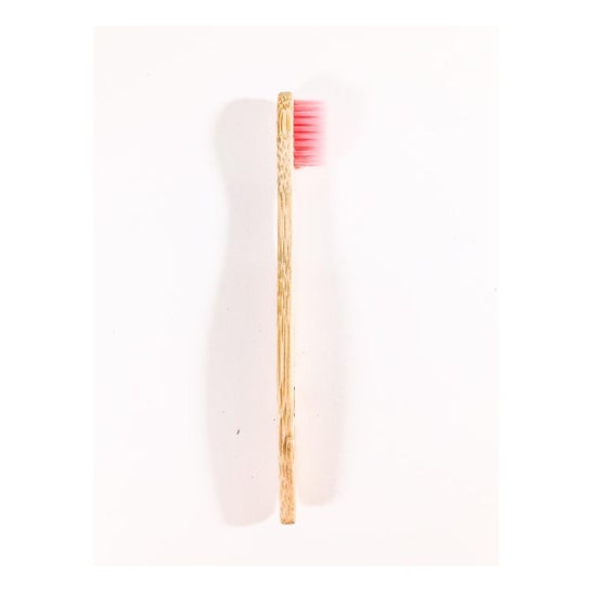 Lov'yc Kids Bambú Cepillo de Dientes Rosa 1ud