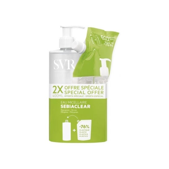 Svr Pack Sebiaclear Agua Micelar + Recarga 1ud