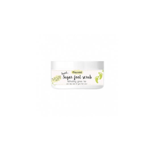 Nacomi Exfoliante para pies de azúcar Refreshing geen tea 125g