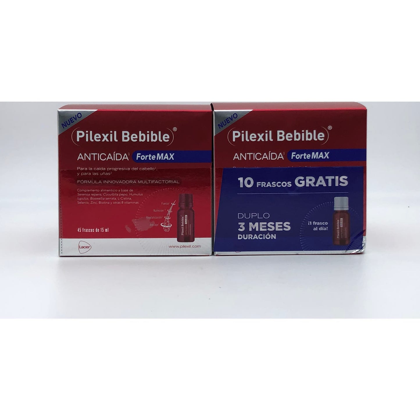 Pilexil Bebible Anticaída Forte Max 2x45uds