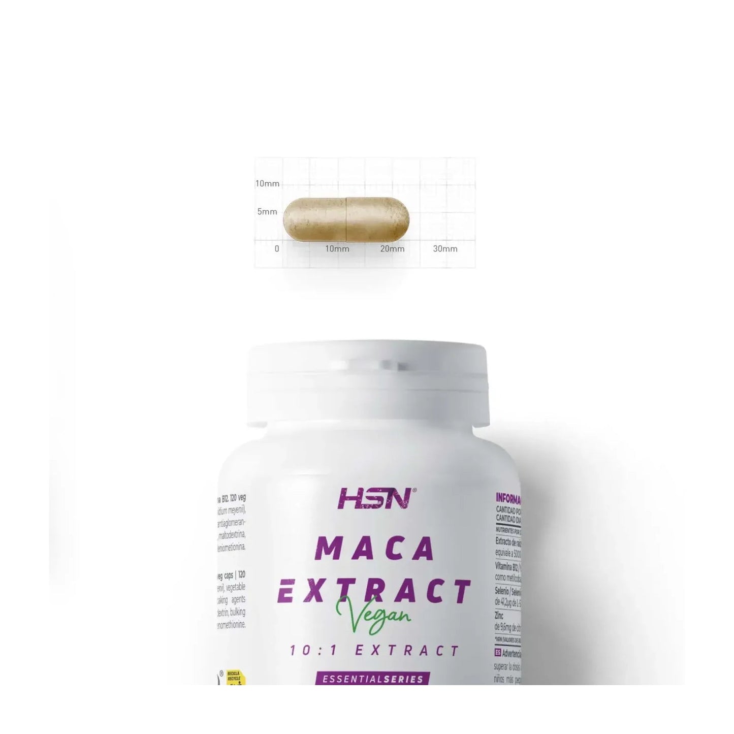 HSN Extracto de Maca Andina 10:1 500mg 120vcaps