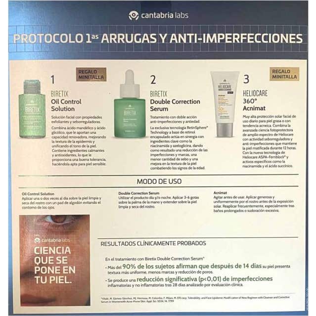 Biretix Pack Protocolo Primeras Arrugas y Anti-imperfecciones