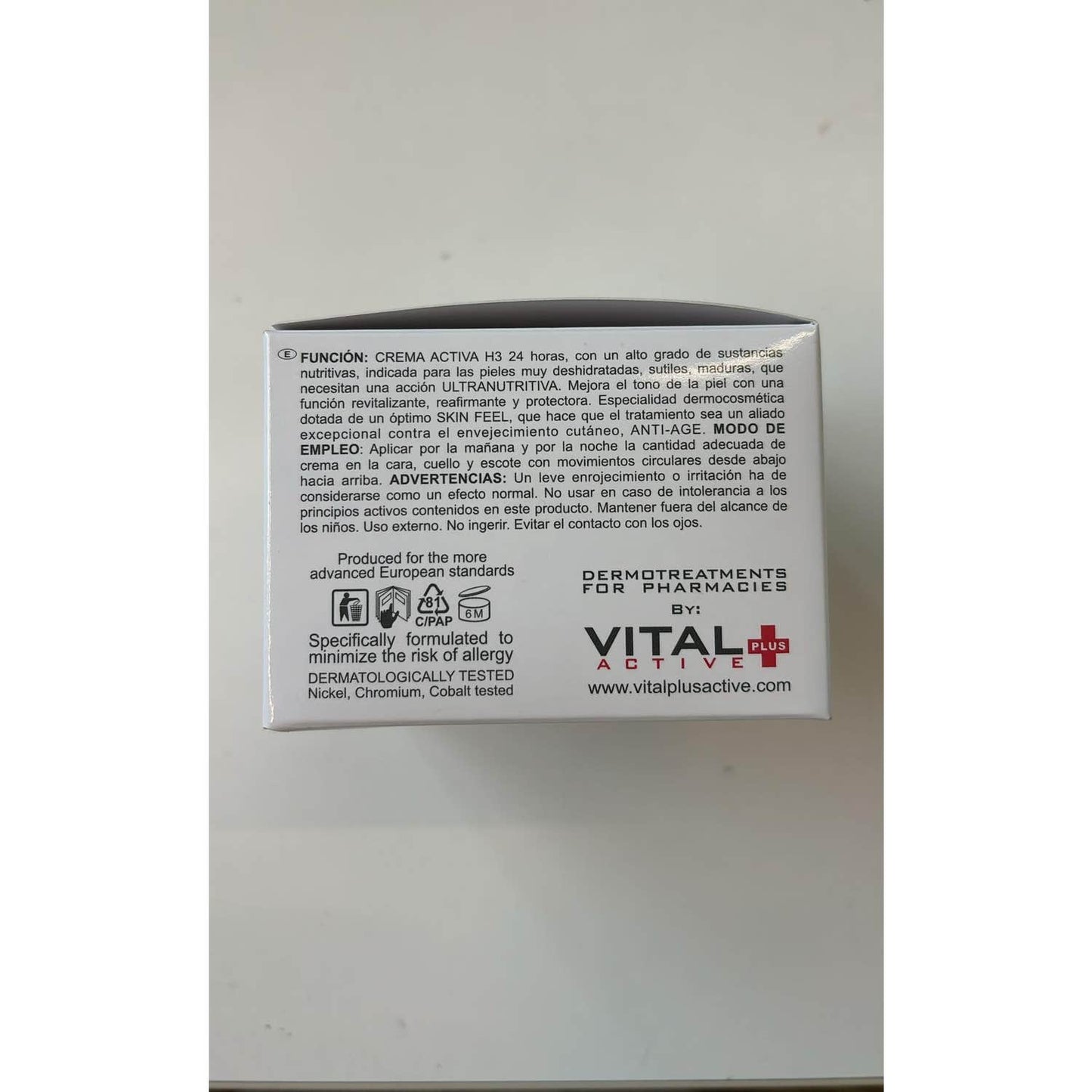 Vital Plus H3 Crema 60 Ml