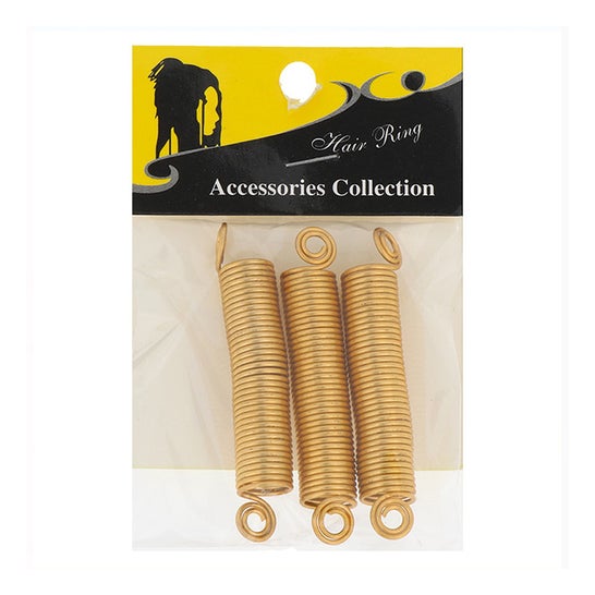 LB Kit Bolitas Spiral Metal Grande Bd004 Sl Gold