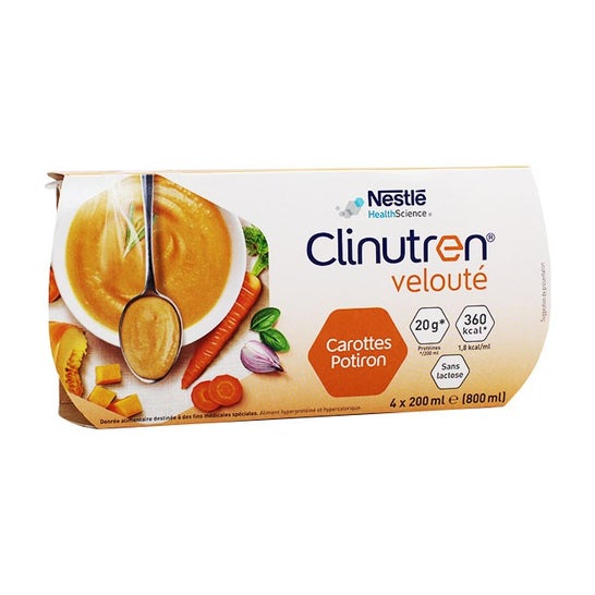 Clinutren Zanahoria Calabaza Sopa Velouté 4x200ml