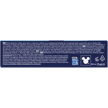 Oral-B Junior Stitch Dentífrico Infantil 6+ Años 75 ml