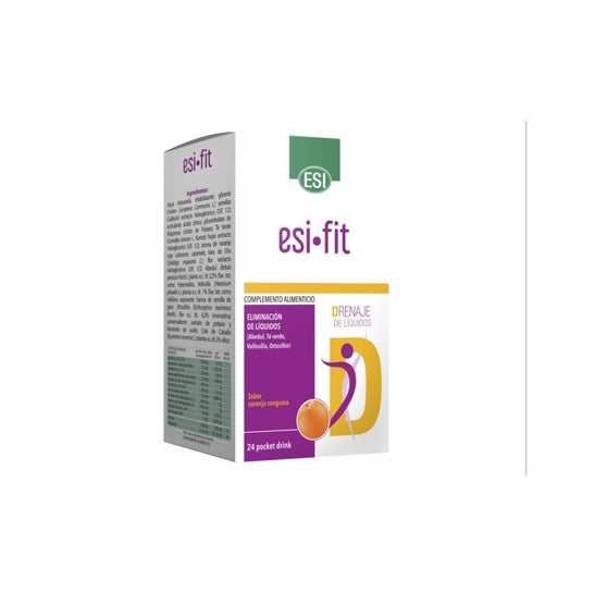 ESI Fit Drenaje de Líquidos Naranja Sanguina 24 Sobres