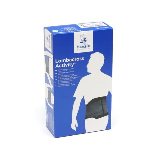 Thuasne Lombacross Activity Faja Lumbar H26cm Negro T4 1ud