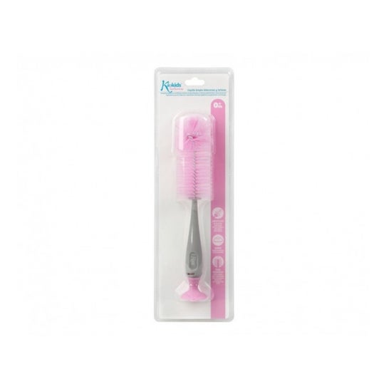 Kiokids Limpia Biberones Rosa 1ud