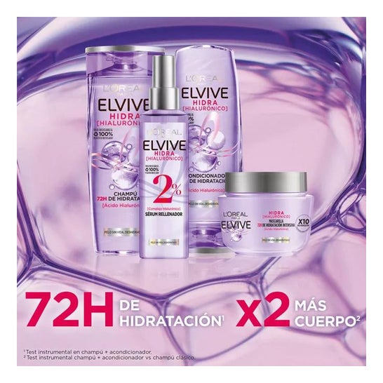 L'Oréal Elvive Hidra Hialurónico Champú 72 H Hidratación 370 ml
