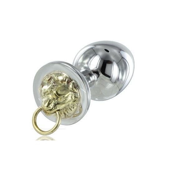 Metal Hard Anal Plug Steel Tiger 1ud