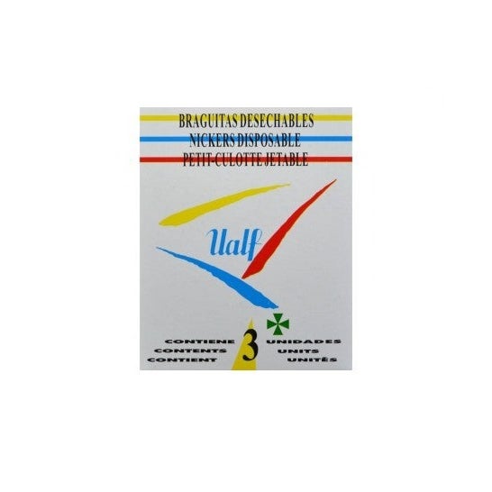 Ualf bragas desechables T-Mediana 3uds