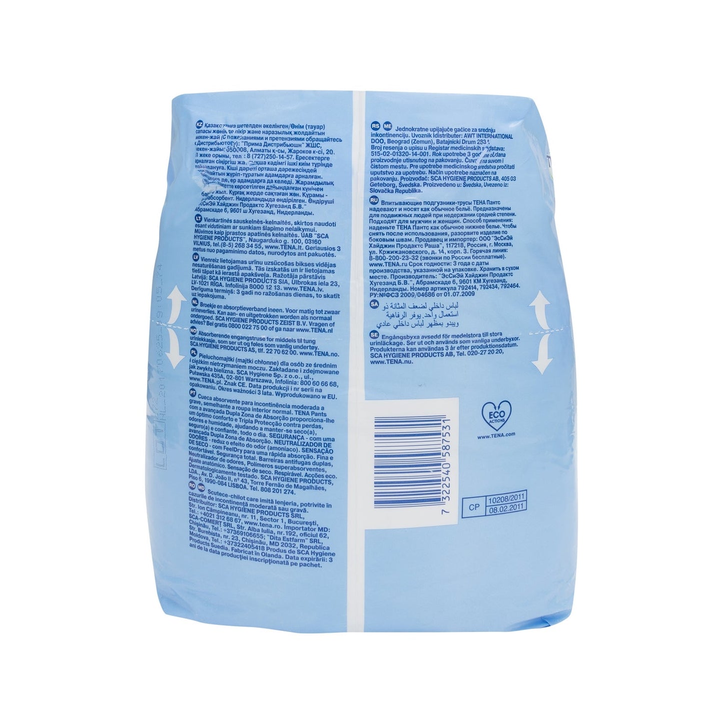 Tena Pants Plus T-pequeña 14uds