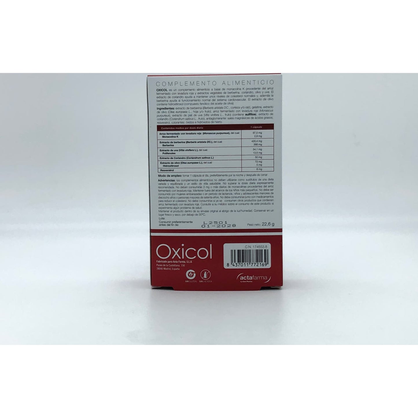 Actafarma Oxicol 28caps