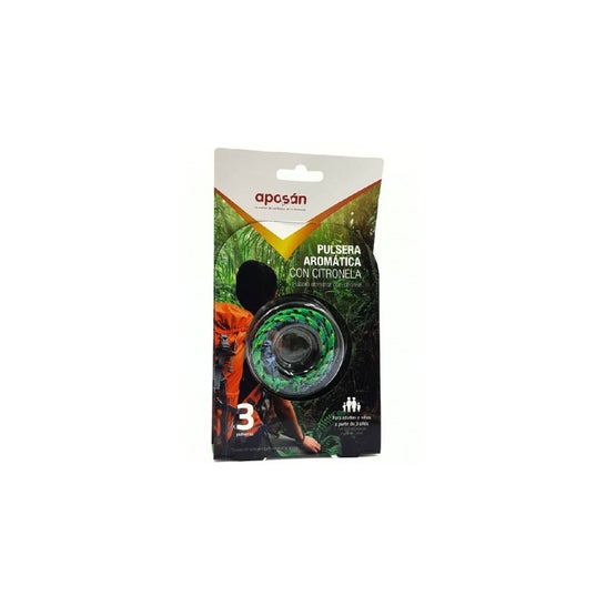 Aposán Pulsera Citronela Adulto 3 uds