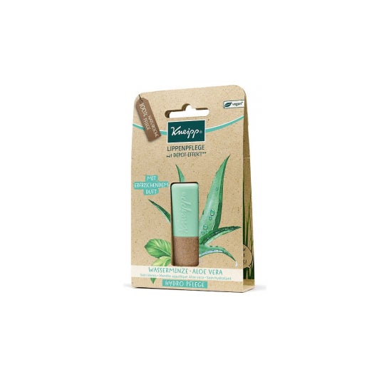 Kneipp Bálsamo labial Hydro Care aloe vera y menta acuática 4,7g