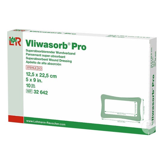 Lohmann & Rauscher Vliwasorb Pansements 12.5x22.5 10uds