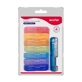 Acofar Pastillero Compacto Semanal + Cortador