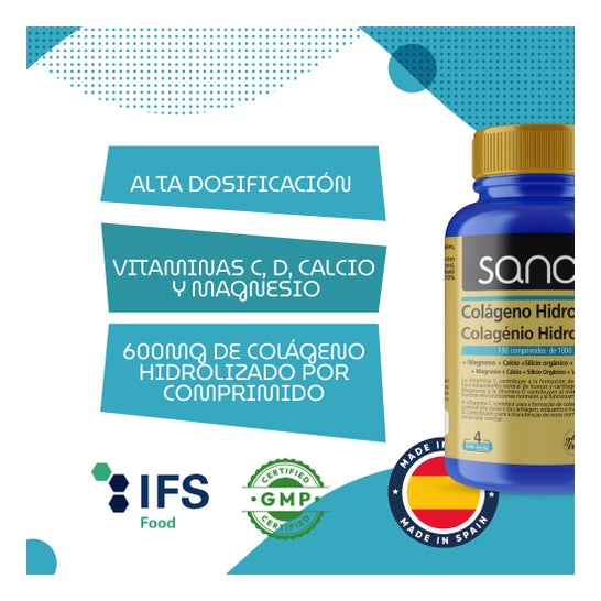 Sanon Colágeno Hidrolizado 180comp