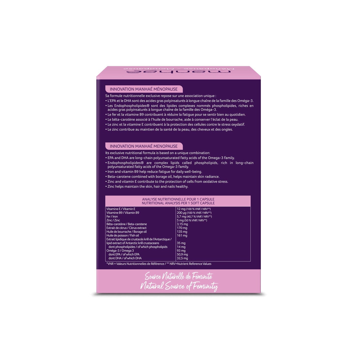 Manhae Menopausia Orgánica 60caps