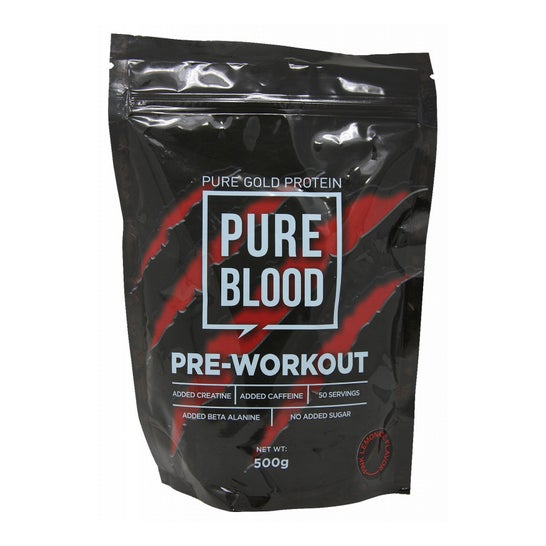 Pure Gold Protein Pure Blood Pre-Entrenamiento 500 g