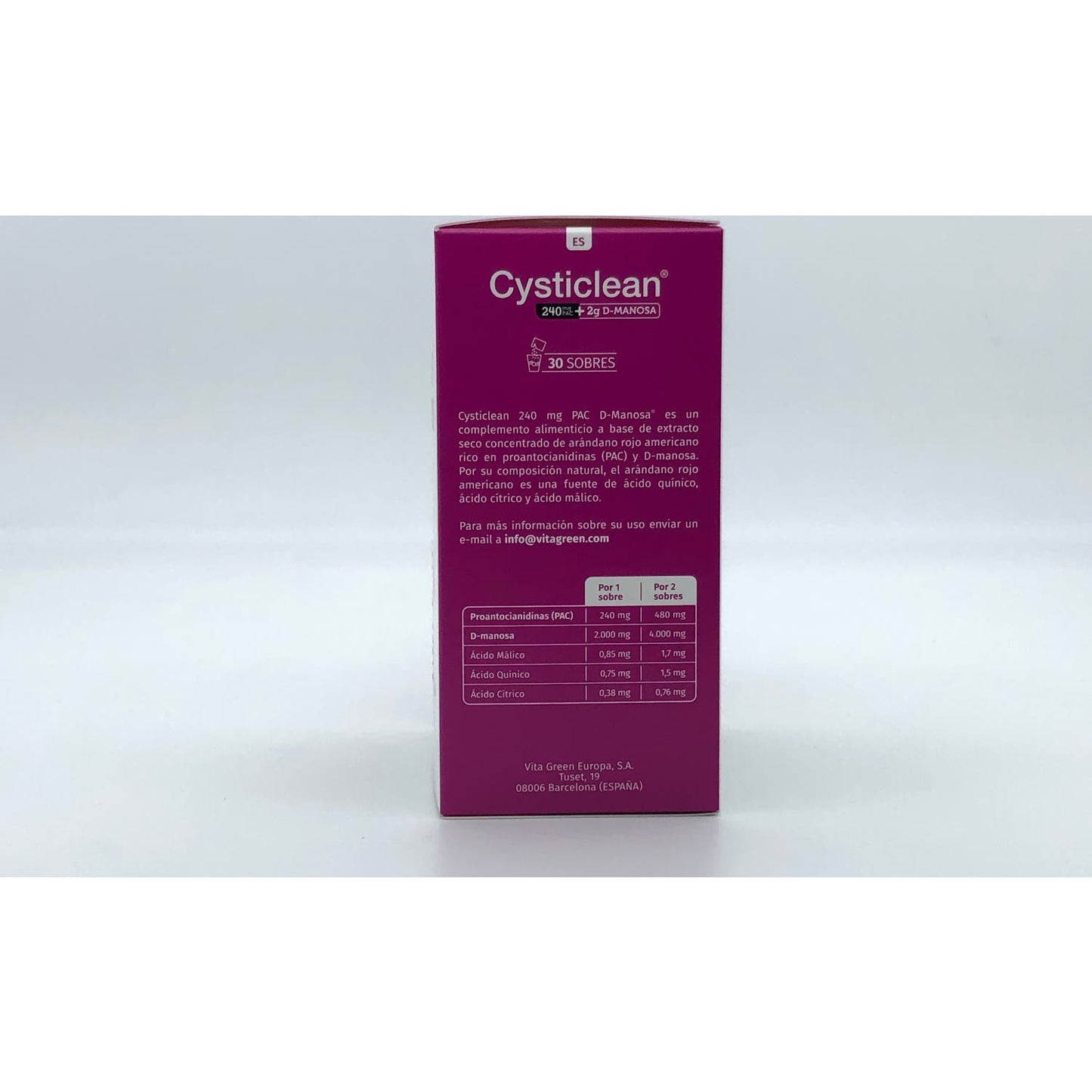 Cysticlean D-Manosa 30 sobres