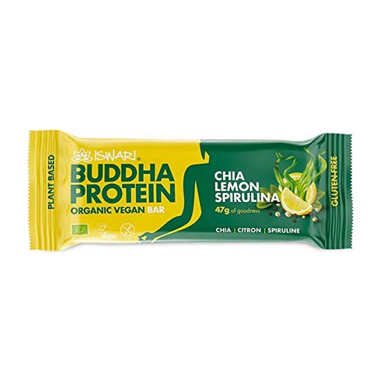 Iswari Barra Buddha Protein Chía Limón 35 g