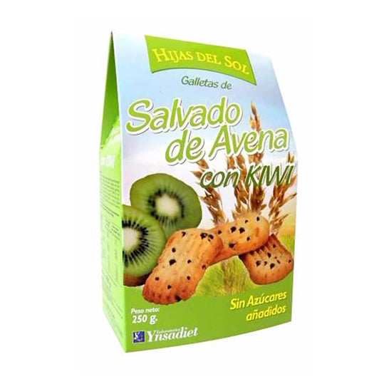 Hijas del Sol Galletas de Salvado de Avena con Kiwi 250 g