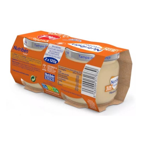 Nutribén Potitos Manzana Golden 2x120 g