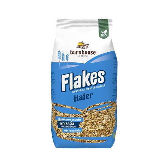 Barnhouse Flakes Copo Avena Crujiente Bio Sin Azúcar Vegano 275g