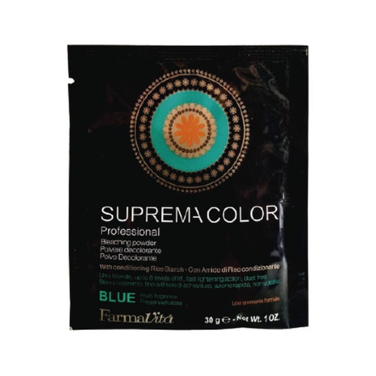 Farmavita Suprema Bleaching Powder Decolorante Azul 30g