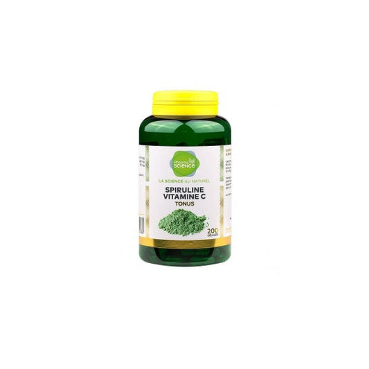 Pharmascience Spirulina Vitamina C Tonus 200 caps