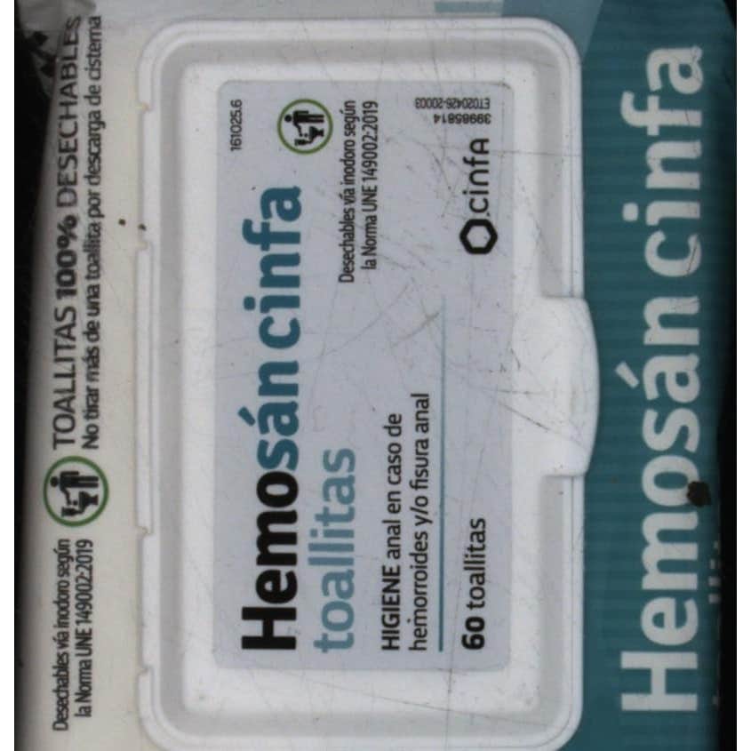 Hemosan toallitas 60uds