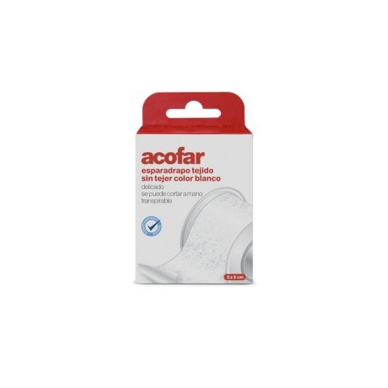 Acofar Esparadrapo Tejido Sin Tejer Blanco 5 X5 cm 1 ud