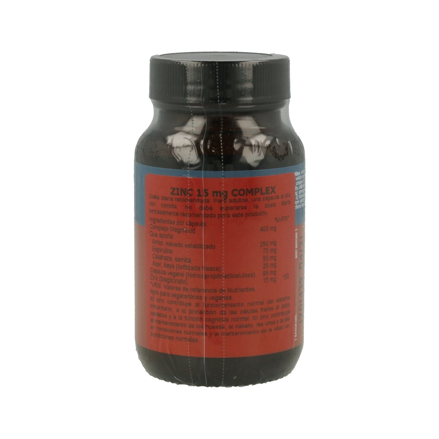 Terranova Zinc 15 Mg Complex 50 Cápsulas