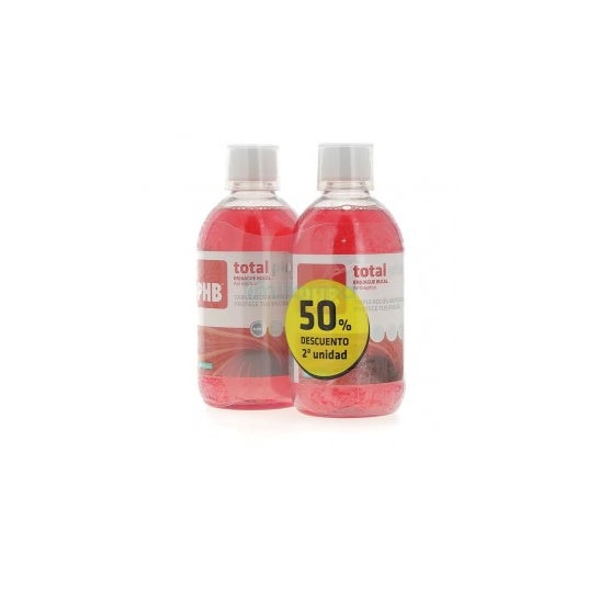 PHB Enjuague Total Plus Pack 2x500ml