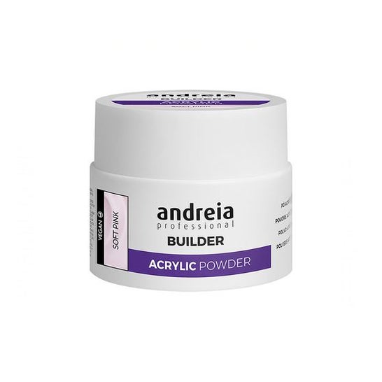 Andreia Professional Polvo Acrílico Construcción Uñas Rosa 35 g