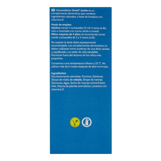 Inmunoferon Strath Vitality Jarabe 250 ml