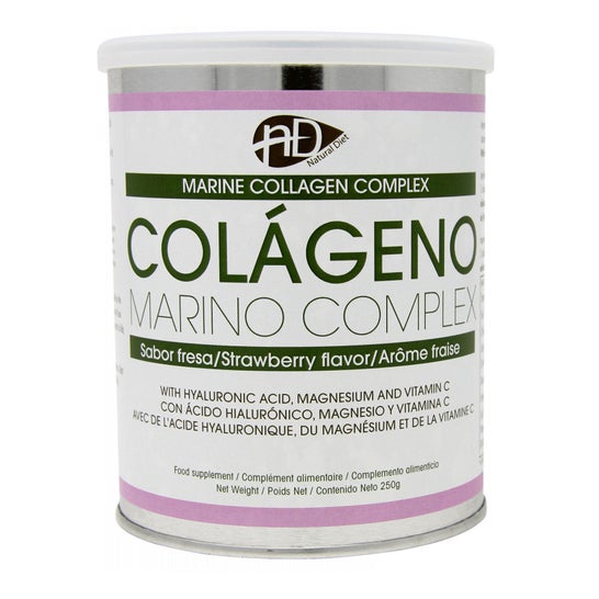 Natural Diet Colágeno Marino Complex Sabor Fresa 250gr