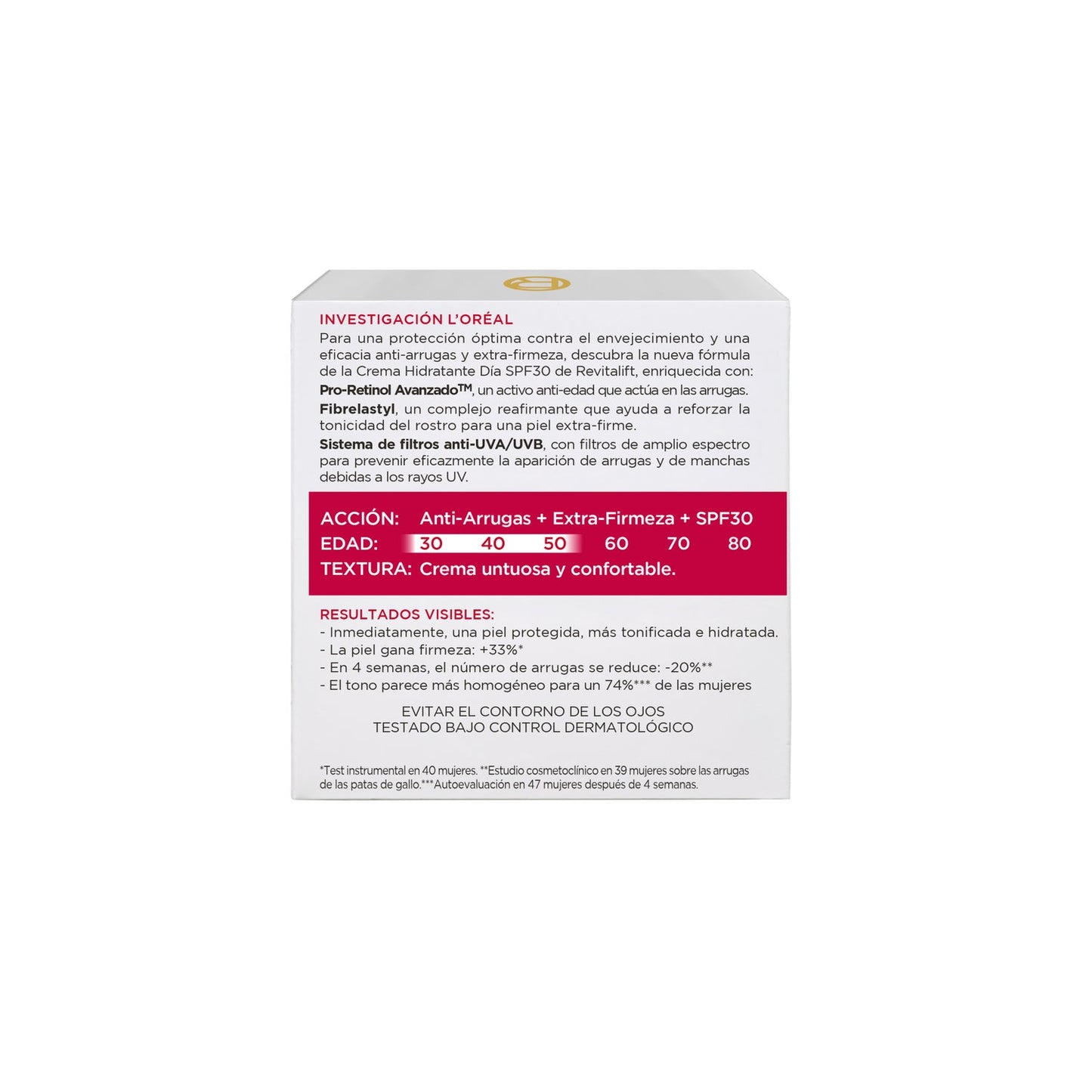 L'Oréal Revitalift Crema hidratante día SPF30+ 50ml