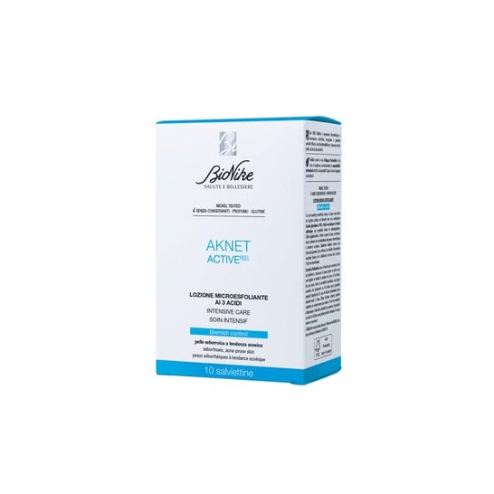 Bionike Aknet Active Peel Loción Toallitas 10uds